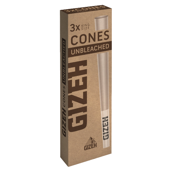 GIZEH Unbleached Cones + Tip 3 Stück GIZEH Unbleached Cones + Tip 3 Stück